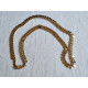 Fantastisk gult gull collier, hals smykke, Bismark i 18k, ca 45 cm, 21,3 gram