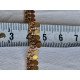 Fantastisk gult gull collier, hals smykke, Bismark i 18k, ca 45 cm, 21,3 gram