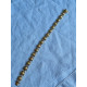 Lekkert 585 gult gull armbånd, armlenke, ca 19,5 cm lukket, 21 gram