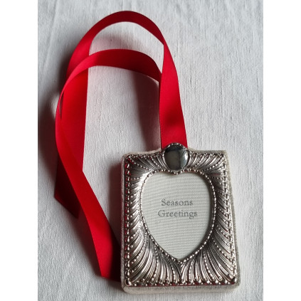 Nydelig ubrukt foto ramme til å henge opp, bildet i hjerte