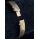 Smekkert 585 gult gull armring, armbånd, ca 18 cm lukket, 17,4 gram