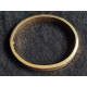 Smekkert 585 gult gull armring, armbånd, ca 18 cm lukket, 17,4 gram