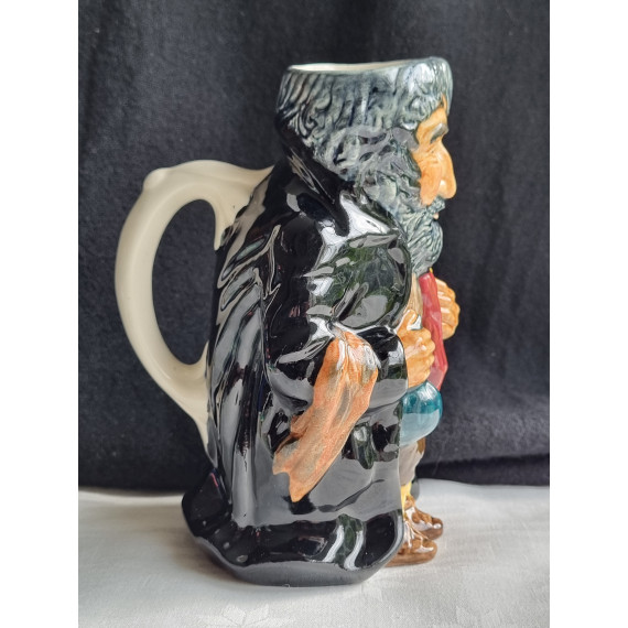 Roy Kirkham Toby jug. Helt spesiell mugge av figuren "Fagin", H 17,8 cm