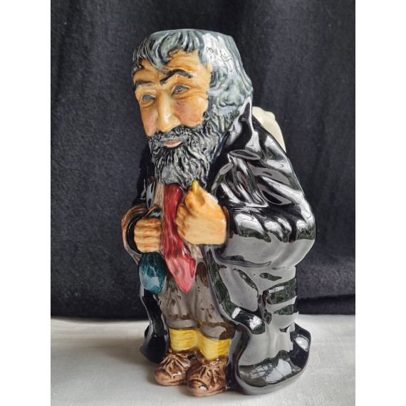 Roy Kirkham Toby jug. Helt spesiell mugge av figuren "Fagin", H 17,8 cm