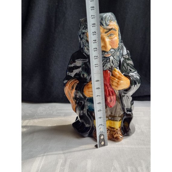 Roy Kirkham Toby jug. Helt spesiell mugge av figuren "Fagin", H 17,8 cm