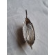 Flott Vikingskip i sølv, saltkar med glassinnsats, ca 11,7 cm