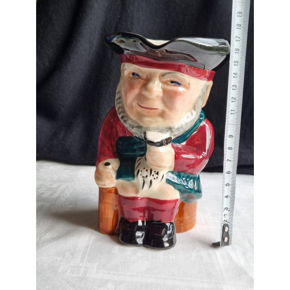Toby jug, mugge fra Shorter And Sons, "Scottie" (eldre skotsk mann) H 16,5 cm