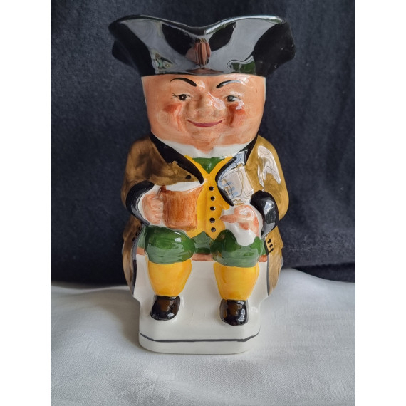 Toby jug, mugge fra Wood & Sons, England, ca H 15,4 cm