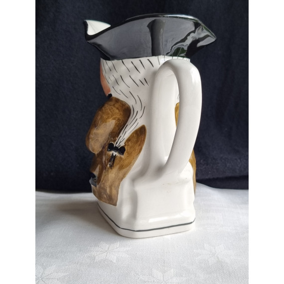 Toby jug, mugge fra Wood & Sons, England, ca H 15,4 cm