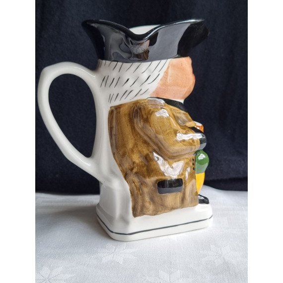 Toby jug, mugge fra Wood & Sons, England, ca H 15,4 cm