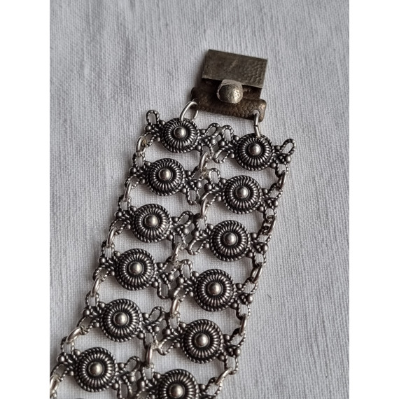 Utsøkt filigran armbånd, tidlig Arne Nordlie arbeider, L 20 cm