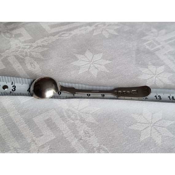 Herlig britisk saltskje, fra John Yates & Sons, ca 12,5 cm
