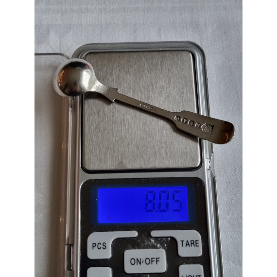 Herlig britisk saltskje, fra John Yates & Sons, ca 12,5 cm