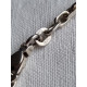 Grovt anker kjede ca 45 cm, i 925 lett oksidert sølv, ca 3 mm bredt