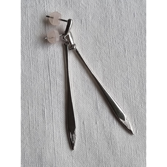 Vintage Corocraft øredobber, ubrukt, lange, slanke, hengende