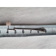 Vintage Corocraft øredobber, ubrukt, lange, slanke, hengende vifter
