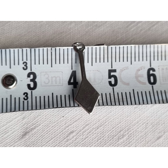 Vintage Corocraft øredobber, rhodium belagte hengende rutere