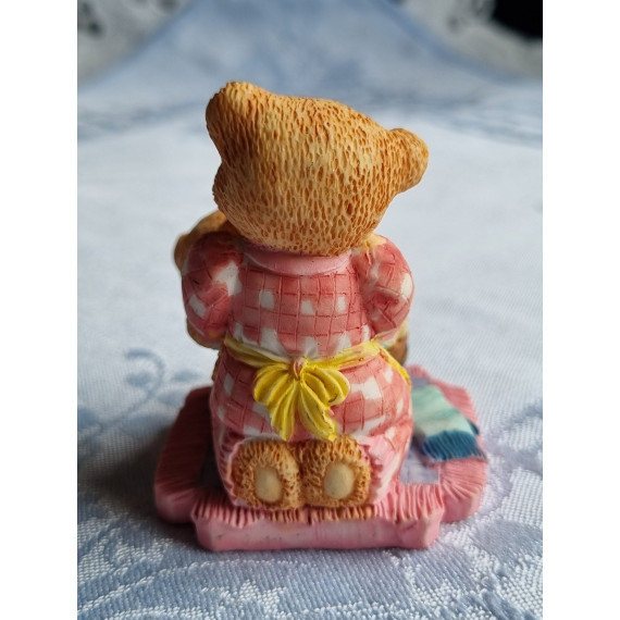 Glassfigur i harpiks, Bamsemor vasker bjørnungen