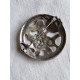 Sølv brosje med to drager, norrøn S.E. i 925S / kopi År 800, 4,2 cm