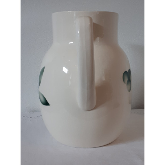 Egersund Fajanse Art Deco mugge, vase, stor og flott, til ca 3,5 liter