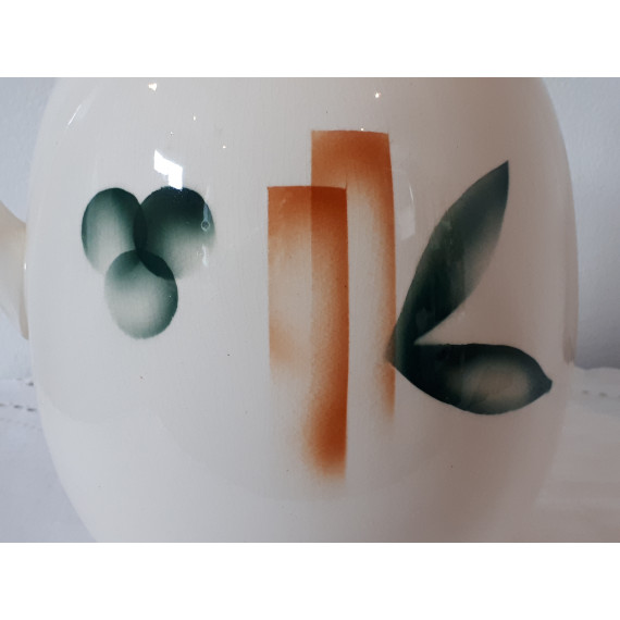 Egersund Fajanse Art Deco mugge, vase, stor og flott, til ca 3,5 liter
