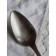 Antikk sølvskje i egenkomponert Empirestil, mrk GM, a 13,5 cm