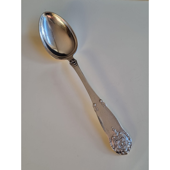 Hardanger sølv, stor spiseskje, ca 20-20,2 cm
