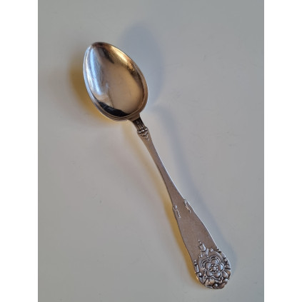 Hardanger sølv, dessertskje, barneskje ca 15,8 cm
