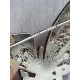 Sølv emalje sommerfugl i 830S, sterke farger, N. Filigransfabrikk