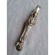 Antikk sølv 17/1800 t. serveringsklype m fruktbarhet symbol ca 15,8 cm