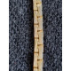 Enkelt murstein formet halskjede, med to brikker bredt, ca 84 cm langt
