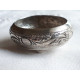 Antikk saltkar, antatt i sølv, rikt med siselert dekor, stemplet S for sølv