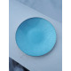 Sølv emalje fat i perfekt lys blå emalje, av Grete Prytz Kittelsen