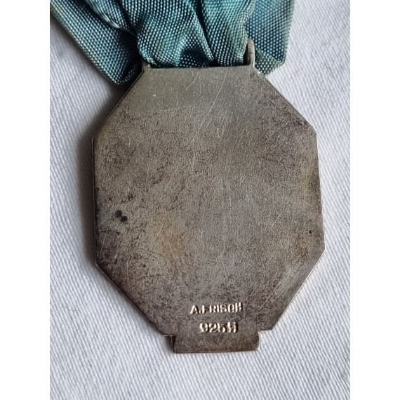 Fantastisk flott sølv emalje medalje fra Askim Damekor