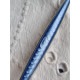 Antikk sølv emalje blå nål, brosje, slipsnål nål av Ole Olberg