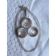 Sølv vintage designer smykke av Arne Nordlie med originalt etui