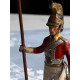 Tinnsoldat, tinn soldat Napoleon krigen 1815 Britisk soldat, flaggbærer 11,5 cm