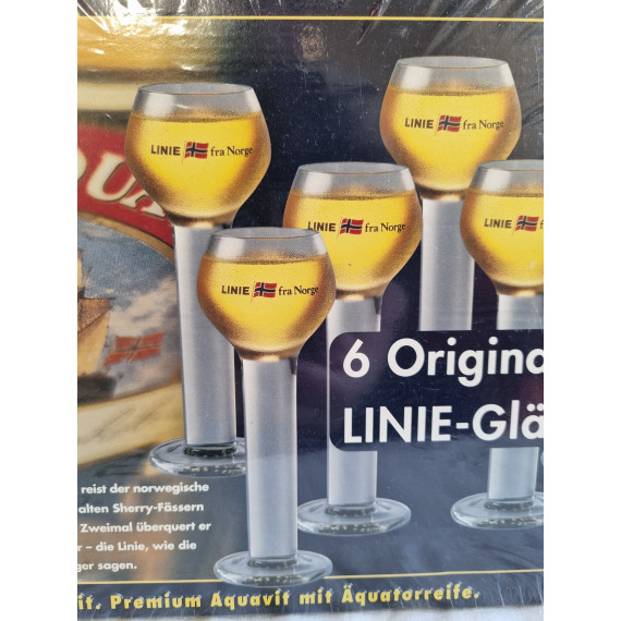 LINIE AQUAVIT, 1 pk originale glass