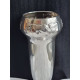 Jugendstil vase i 830 sølv, fra Hans Hole sølvvarefabrikk, ca 23 cm høy