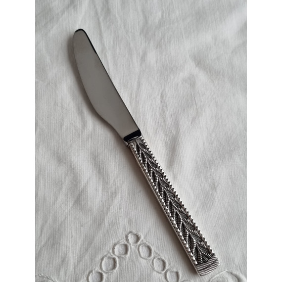 Juvel spisekniv med bredt blad, ca 20 cm, meget pent