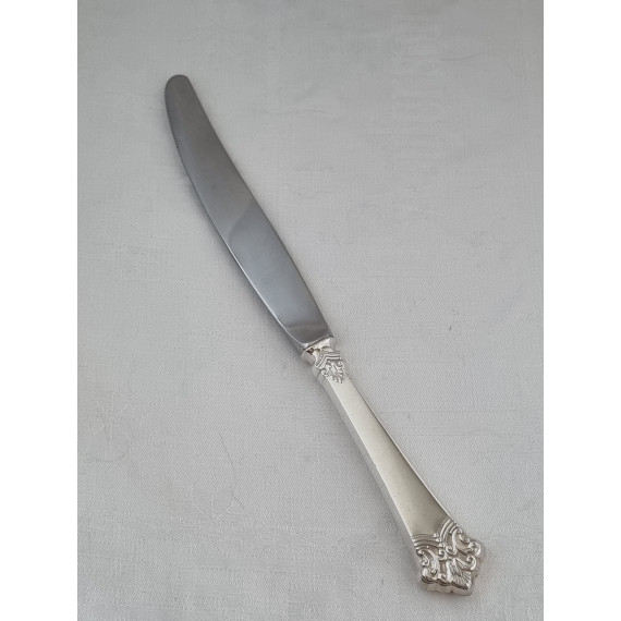 Anitra sølv spisekniv, kniv med stort skaft, 24 cm