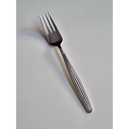 Åre sølv gaffel 17 cm, meget pent brukt med en W