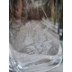 Magnor vase i tung krystall og etset dekor av fisker