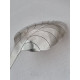 Lang, antikk, festbord strøskje, med loop, ca 17 cm
