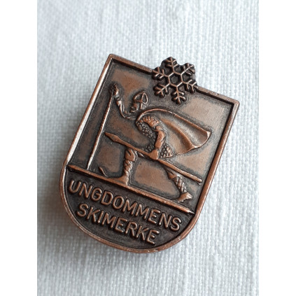 Ungdommens skimerke i bronse fra ca 1950